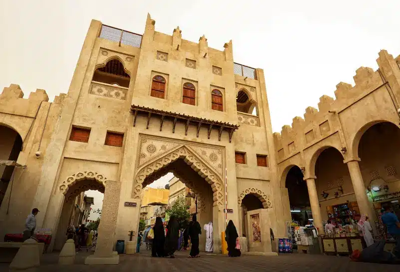 بوابة سوق القيصرية من مهرجان واحة الاحساء