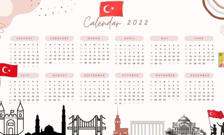 رزنامة العطل الرسمية في تركيا 2023