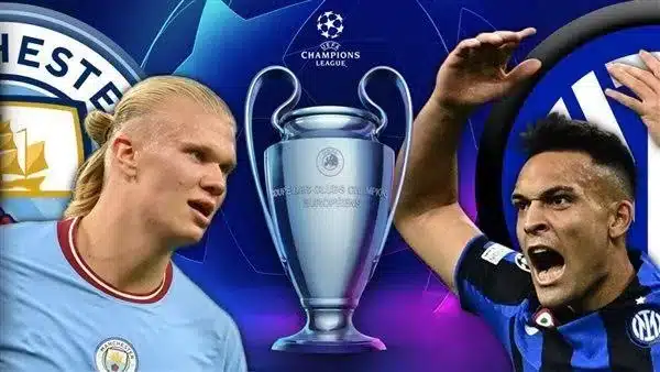 القنوات الناقلة لمباراة مانشستر سيتي وانتر ميلان بث مباشر في نهائي دوري ابطال اوروبا