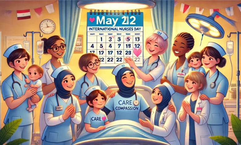متى تاريخ موعد اليوم العالمي للتمريض 2025