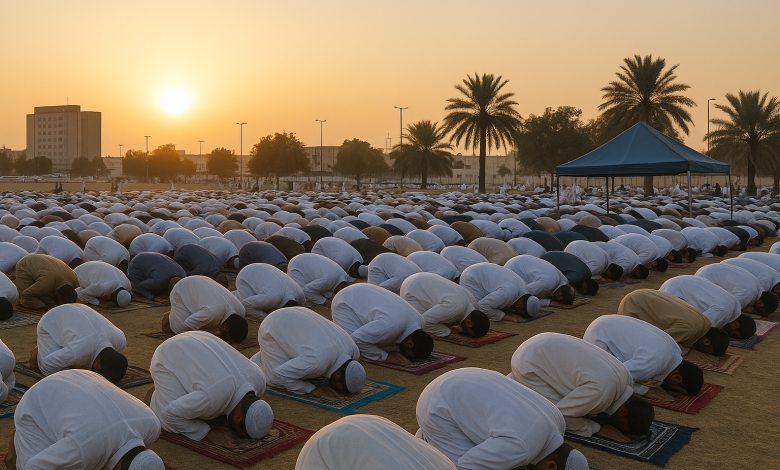 مصليات عيد الأضحى 2025 في محافظة الفروانية