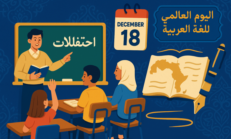 الاحتفال باليوم العالمي للغة العربية 2025 في المدارس