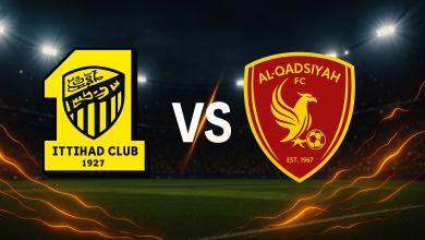 القنوات الناقلة لمباراة الاتحاد ضد القادسية