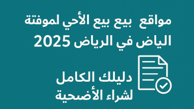 مواقع بيع الأضاحي المؤقتة في الرياض 2025/ 1446