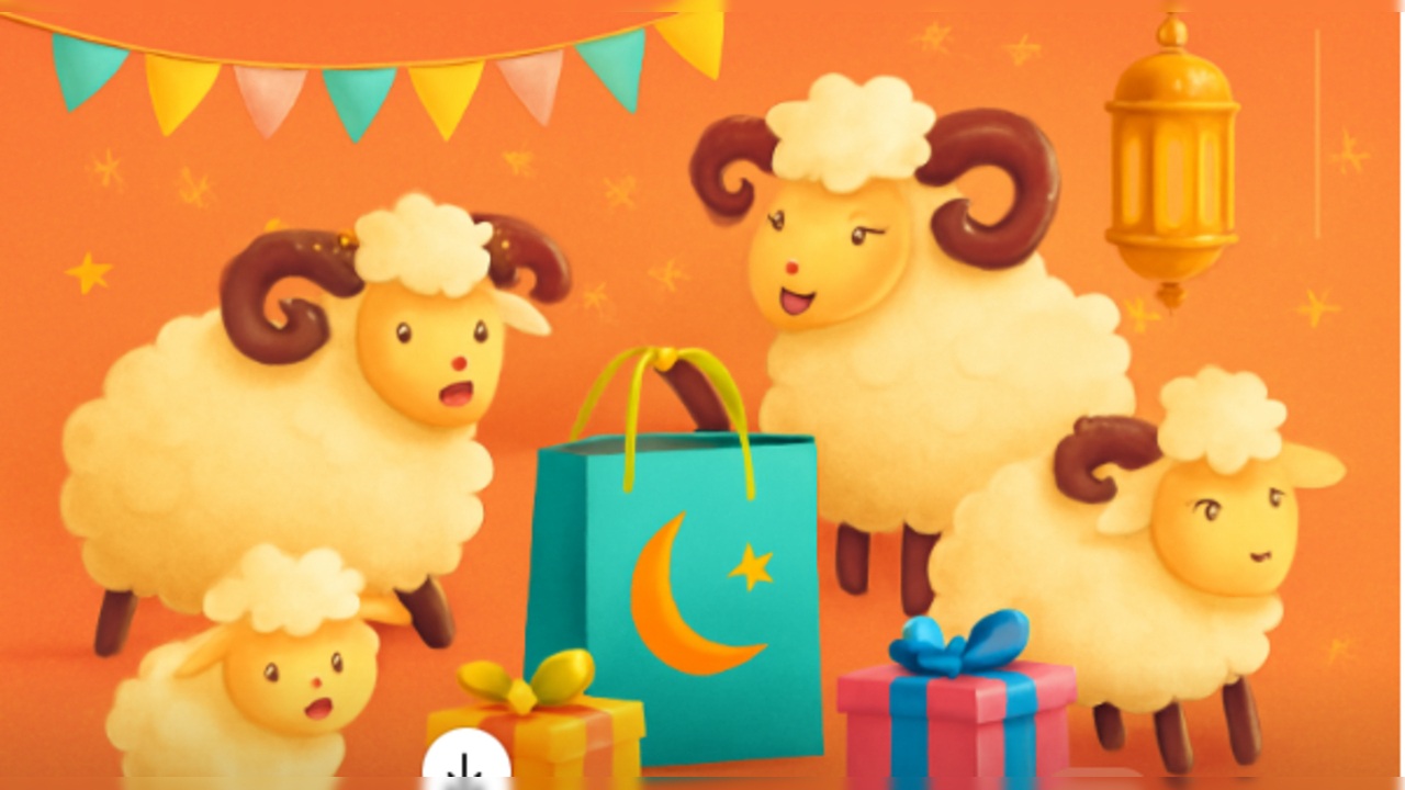  صور رأس خروف العيد كرتون للسوشيال ميديا 2025/ 1446