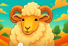 صور رأس خروف العيد كرتون 2025/ 1446