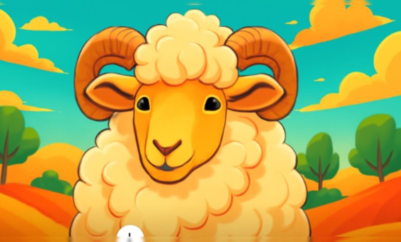 صور رأس خروف العيد كرتون 2025/ 1446