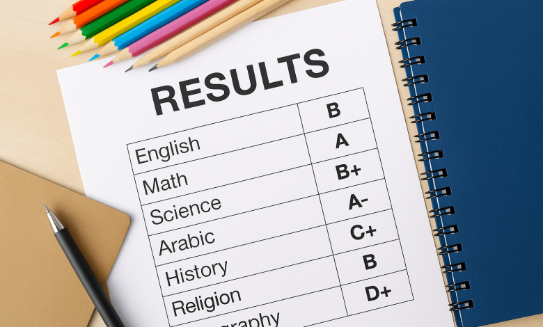نتائج الصف السادس الابتدائي 2025