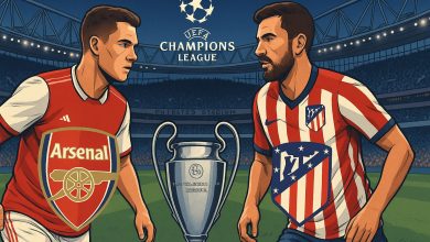 أرسنال ضد أتلتيكو مدريد بث مباشر