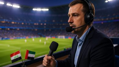 معلق مباراة العراق والإمارات