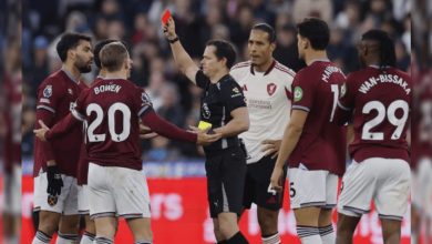 تحليل واقعة طرد لوكاس باكيتا في مباراة وست هام وليفربول