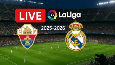 مباراة إلتشي وريال مدريد في الدوري الإسباني