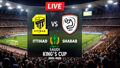 مباراة الاتحاد والشباب