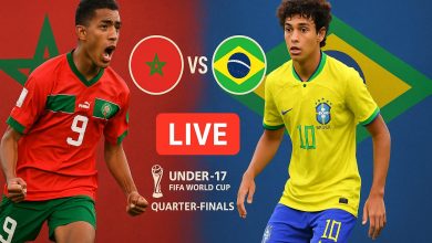 مباراة المغرب والبرازيل