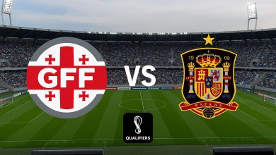 مباراة جورجيا وإسبانيا