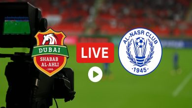مباراة شباب الأهلي والنصر
