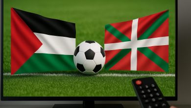 مباراة فلسطين ضد إقليم الباسك