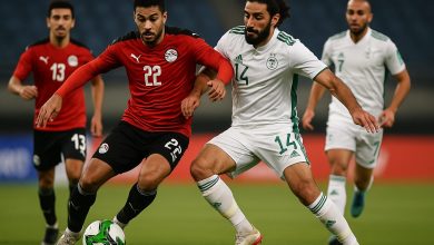 مباراة مصر ضد الجزائر