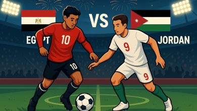 شاهد بث مباشر ماتش منتخب مصر ضد الأردن اليوم