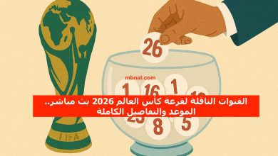القنوات الناقلة لقرعة كأس العالم 2026 بث مباشر.. الموعد والتفاصيل الكاملة