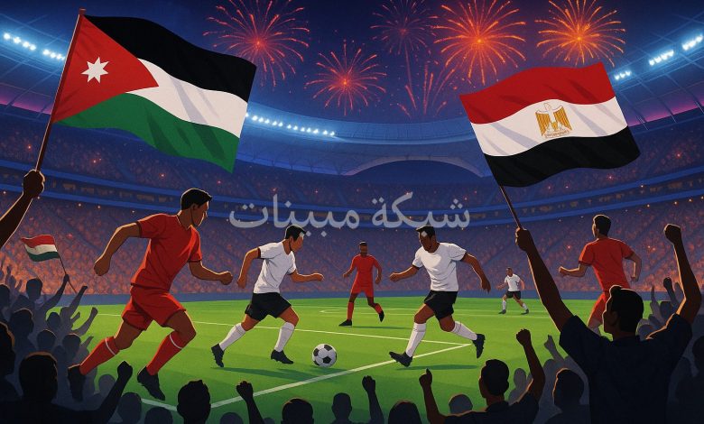 مباراة الأردن ومصر في كأس العرب