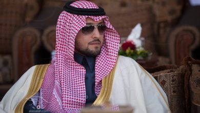 الأمير عبدالله بن فهد بن عبدالله بن عبدالعزيز بن مساعد بن جلوي في إحدى المناسبات الرسمية