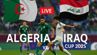 مباراة الجزائر والعراق