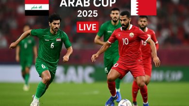 مباراة العراق والبحرين في كأس العرب