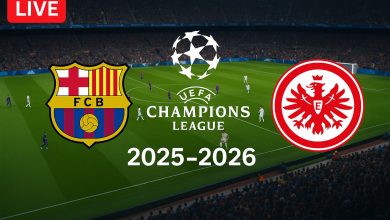 مباراة برشلونة ضد فرانكفورت